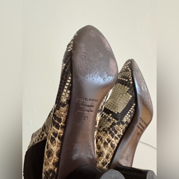 Isabel Marant Snakeskin heeled boots 39 - Picture 7 of 7